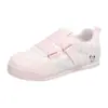 Zapatillas de entrenamiento alemanas fáciles de poner y quitar con cierre de velcro, diseño a bloques de color, suela suave, ligeras y elegantes para mujer, adecuadas para ir al trabajo y para el uso diario.