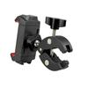 Soporte de navegación para teléfono móvil con cabeza esférica de 17 mm y base de aleación de aluminio, accesorio universal para manillar de motocicleta con cabeza esférica de 1,7 cm.