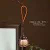 Pingente de Bule de Jacarandá Natural Brinquedo para Alívio do Estresse Chaveiro Estilo Chinês Vintage Peça Artesanal de Mão
