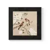 Pintura Decorativa Exclusiva Personalizada para Sala de Estar Estilo Retrô Francês Pintura de Parede de Fundo Vintage Pintura Mural para Nicho de Quarto ao Lado da Cama