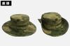 Chapéu Camuflado de Aba Redonda Estilo Americano, Chapéu Boonie para Exterior, Chapéu Redondo para Proteção Solar, Chapéu de Pescador, Boné Camuflado para Caminhada, Proteção Solar e Respirável