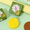 [Simis] Jabón de Flor de Bergamota Forma de Flor de Jabón Jabón Hecho a Mano Limpiador e Hidratante 90g