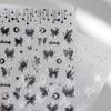 TENSOR borboleta tridimensional fina resistente adesivo de unha adesivo de unha joia TS-3376 estrela borboleta enrolada