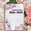 Suministro Exclusivo Transfronterizo de Cuadernos Espiral 2026-2028, Cuaderno Espiral Planificador Anual Floral Minimalista