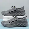 Sandalias de Talla Grande Transfronterizas para Hombre, Zapatos Cerrados Resistentes al Desgaste para Uso al Aire Libre en Verano, Zapatos de Agua Transpirables, Zapatos Casuales sin Cordones