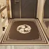 Capacho de entrada estilo chinês, durável e fácil de limpar, adequado para sala de estar e corredor de casa, antiderrapante, resistente à sujeira e fácil de manter