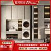 Protector Solar Aluminio Espacial Panal Gabinete de Balcón Personalizado Integral Pared Completa Combinación Doble Máquina Gabinete de Lavandería Fábrica de Muebles Personalizados para Toda la Casa