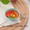 Modelo de Macarrão Udon Artificial de 5cm Brinquedo de Comida Ramen Japonês Decoração de Barraca de Mercado Noturno Pequenos Enfeites Tiro
