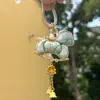 Nuevo Colgante Llavero Brocado Chino Año del Caballo Estilo Chino Encanto del Zodiaco Colgador de Bolso Accesorios Auspiciosos Venta al por Mayor