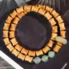 Nuevo Sandalo y Sandalo Australiano Nudo de Bambú Doble Círculo Pulsera DIY Hecha a Mano Cuentas de Madera Pulsera de Cuentas de Oración para Hombres y Mujeres