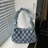 Bolso de Hombro de Mezclilla Estampado de Estrellas Personalizado Simple Versátil Elegante de Gran Capacidad Novedad Primavera 2026