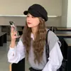 Nuevo Sombrero Newsboy Hefeng Negro 2026 para Mujer, Sombrero Adelgazante, Sombrero Octogonal Retro Otoño e Invierno, Sombrero de Pintor, Sombrero Pico de Pato