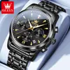 Relojes de la marca Oli con respaldo de estrellas explosiones transfronterizas relojes de cuarzo multifuncionales relojes de hombre de negocios impermeables