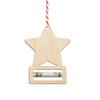 2024 Nova Decoração de Natal Enfeites Pendurados Pequeno Pingente de Natal Madeira Pendurado Criativo Festa Decoração de Dinheiro de Natal Presente