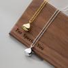 Collar Eloch S925 de plata esterlina con forma de gota de agua brillante, con un exquisito collar de libro rojo para mujer Y00164