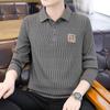 Camisa O para Hombre Estilo Coreano Holgada Casual Patrón Solapa Camiseta Marca de Moda Versátil Estampado Otoño Entrega Transfronteriza Aliexpress
