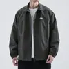 Chaqueta de Trabajo Retro Cortavientos Hanska para Hombre Nueva Temporada Primavera y Otoño 2024 Abrigo Casual Holgado para Hombre