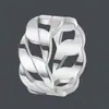 Cadena de anillo simple anillo de acero de titanio moda masculina ins anillo de hombre moderno sensación de alto nivel no se decolora joyería de moda transfronteriza