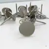 Chinchetas para tapicería tachuelas clavos de cabeza grande para perforar agujeros caseros cemento clavos de acero clavos de cabeza plana extendida tamaño grande galvanizado resistente