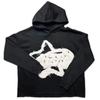 Cross-border Street Trend Star Foam Printed Pullover Sweat Personalizado INS Simple Casual All-match Top para Homens e Mulheres