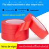 Dimensão padrão vermelho composto resistente a alta temperatura fita adesiva forte placa de circuito de pintura de cozimento PET fita vermelha de mascaramento