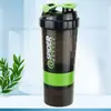 Taza Batido de Proteína 500ml Taza Batidora de Tres Capas Taza Fitness Taza Deportiva Taza Batidora de Plástico para Estudiantes