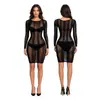 Cubierta de playa con protección solar transfronteriza, prenda exterior de bikini europea y americana, vestido largo de manga larga para vacaciones en la playa, disponible directamente de fábrica