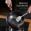 Red Celebrando Nuevo Estilo Antiguo Hecho a Mano Olla Tadu Zhangqiu Olla de Hierro Antiadherente Wok Pequeño 24CM Olla de Hierro Pequeña para Saltear y Estofar Sopa