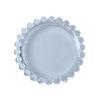 Personalizado Creativo Transparente Simple Plato de Cuentas Cristal Vajilla Tazón Taza Hogar con Restaurante Tamaño Pequeño Plato de Cena