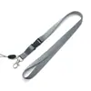 Diseño Gratis Lanyard Colorido Logo Nylon Lanyard para Teléfono Móvil Serigrafía Cinta de Poliéster Lanyard para Identificación Impresión