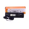 Termómetro transfronterizo para interiores y exteriores con reloj DS-1, pantalla digital grande para el hogar, termómetro doble para interiores y exteriores, fábrica al por mayor