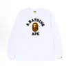 Suministro Transfronterizo y Comercio Exterior Mayorista Marca de Moda Camiseta de Manga Larga Cabeza de Mono Camiseta Base Pesada Tiburón 1