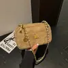 Cross2026 Otoño Nueva Moda Bolso de Mano Retro Patrón de Diamantes Bolso de Hombro Cadena Sensación de Alta Gama Bolso de Hombro Único