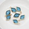 Venta al por mayor de pendientes de cristal de oliva hechos a mano, joyería, suéter, collar, funda de teléfono, accesorios colgantes