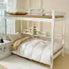 Nuevo conjunto de tres piezas de algodón puro estilo simple de dos tonos y color liso para dormitorio universitario clase A venta al por mayor