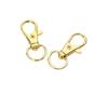 Gancho para Llavero de Aleación Laminado, Accesorios de Ferretería para Equipaje, Tamaños Grande y Pequeño, Hebilla de Boca de Pez Giratoria 360 Grados, Hebilla para Perro