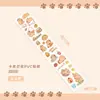 Pegatina de Panda de Dibujos Animados Pegatina Transparente para Diario de Mano Corazón de Niña Cerdo de Guinea Lindo Decoración Pegatina Impermeable sin Rastro para Taza de Agua