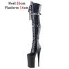 Botas de moda plus size europeias e americanas