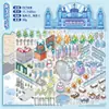Adesivos de Paisagismo Miniatura Grandes Yuxian Edição Cidade 10.0 Harbin Casa Tridimensional 3D Casa Tridimensional para Alívio de Estresse Infantil
