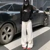 Calça Jeans Branca de Cintura Alta Wide Leg para Mulheres Verão 2025 Nova Slim Reta Solta com Caimento Comprimento Total