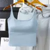 Camisola dulce nueva y fresca de cuello cuadrado bajo cuidadosamente seleccionada con copas removibles, no necesita sujetador, se puede usar sola o en capas