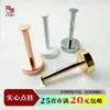 Gancho cilíndrico de metal sólido, gancho individual, adecuado para hoteles y casas de huéspedes, para colgar abrigos y sombreros, utilizado en probadores, color negro, gancho individual para abrigos