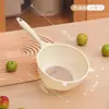 Gadget para lavar arroz, tazón de lavado de verduras con forma de oso para cocina, colador para lavar arroz, herramienta doméstica para lavar arroz con mango, canasta para lavar frutas y verduras y escurrir