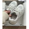 Zapatillas retro de malla de caña baja de nicho para mujer, nuevo modelo de verano 2026, transpirables, casuales, versátiles
