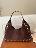 2026 Bolso de Mujer Nuevo de Gran Capacidad de Moda Bolso de Hombro Único Mate para Debajo del Brazo Bolso Retro Versátil Bolso de Mano Casual