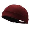 Chapéu masculino, chapéu de chão, chapéu de melão simples, logotipo impresso, gorro retrô de rua, feminino, primavera e outono