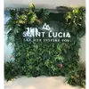 Pared Vegetal de Simulación Pared de Plantas Verdes Pared de Flores Pared de Fondo de Plantas Verdes Decoración de Cabecera de Puerta Flores Artificiales Césped de Plástico Decoración de Pared Paquete