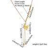 Collar de Acero de Titanio de Moda Versátil que No se Desvanece para Mujeres, Colgante de Estilo Sencillo de Lujo Ligero de Nicho, Cadena de Collar de Acero de Titanio para Mujeres
