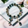Pulseira Princesa Fofa Cor de Doce para Melhores Amigas, Pulseiras de Contas para Crianças, Doce e Sofisticada, Bijuterias Versáteis para Barracas