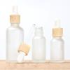 Sub-envase cosmético transparente esmerilado solución madre gotero veta de madera esencia sub-envase botella de muestra pequeña una generación de cabello